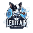 Legit Air Logo with cool dog!