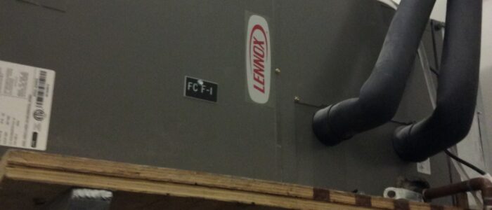 Legit Air, installed ac unit in data room