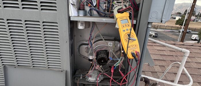 legit Air servicing rooftop package unit